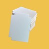 Trading Card Dividers with Tabs, 2.7 x 3.8 inches, White,