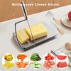 Cheese Slicer with 2 PCS Cheese Knife, Multipurpose Cheese Cutter