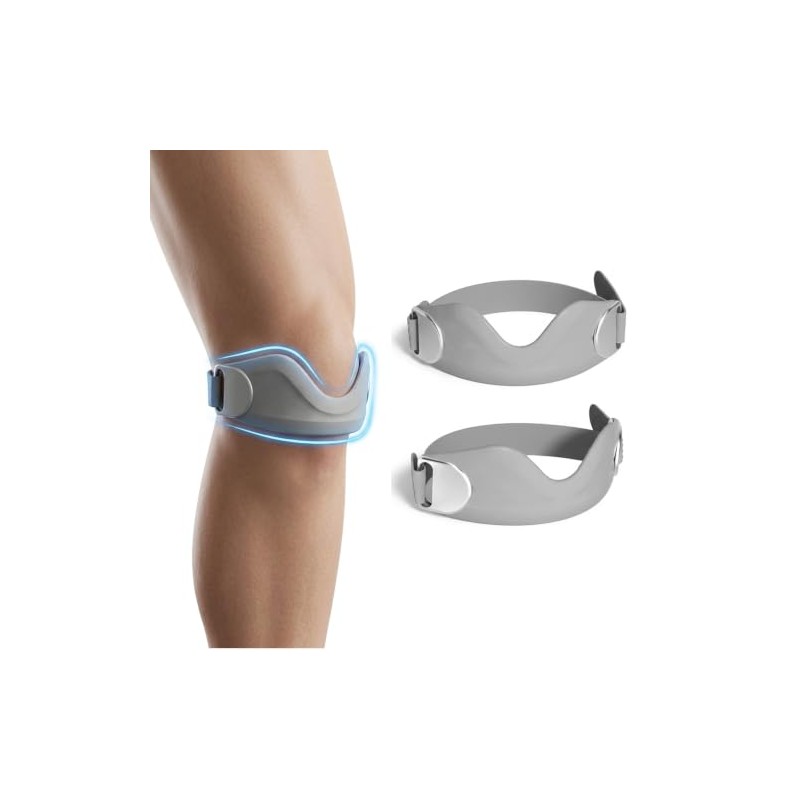 2 Pack Patella Tendon Knee Strap 3D Cushion V Shaped