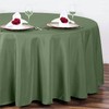 BalsaCircle 108 inch Willow Green Round Polyester Tablecloth Fabric Table