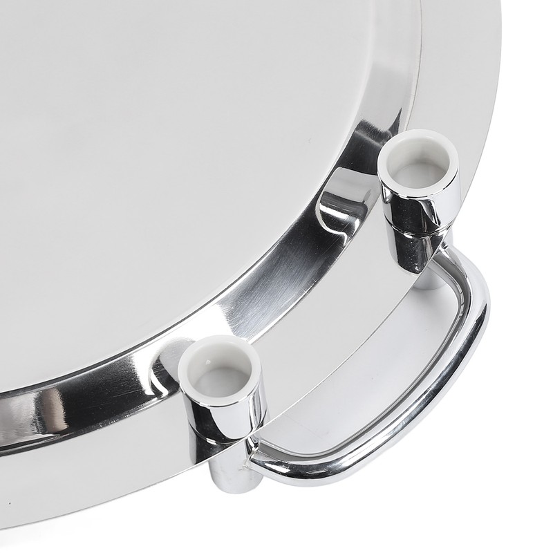 Stainless Steel Buffet Plate Bright Mirror Finish Serving Tray with