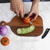 Eocogup Paring Knife, Large Handle and Super Sharp Ceramic Knife