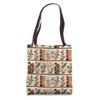 Flowers Bookshelf Embroidered Floral 3-D Boho Neutral Tote Bag