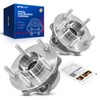 KAX 512498 Pair Front/Rear Wheel Hub Bearing Compatible with 2016