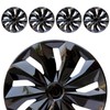 Hubcaps Wheel Cover Replacement R16 Size Hub Cap Universal-Fit Steel
