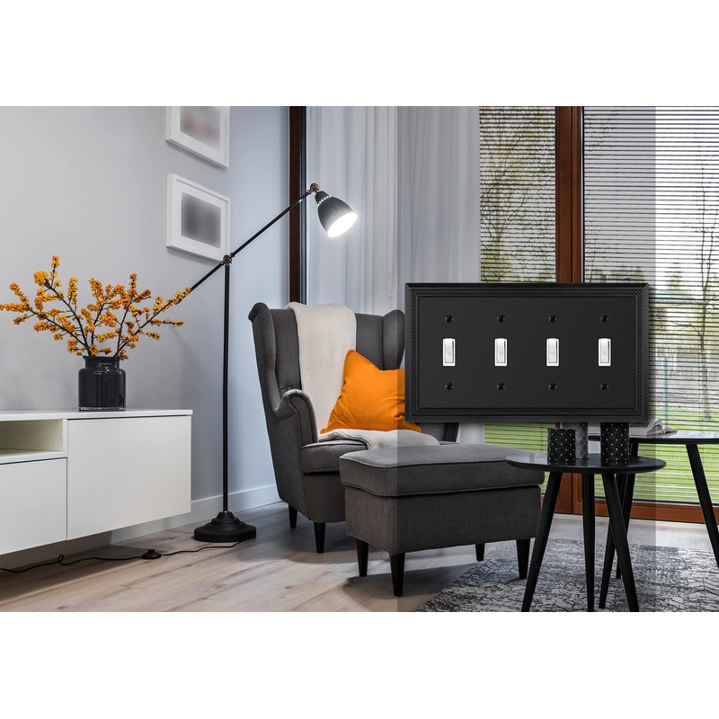 Henne Bery Sunken Pearls Heavy Duty Decorative Wall Plate Switch