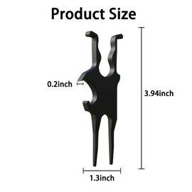 Golf Multi-Tool Magnetic Clamp, Ball Marker, Divot Repair & Beverage Opener, Golf-Gifts