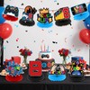 9 PCS 8th Birthday Decorations Video Game 8th Birthday Honeycomb