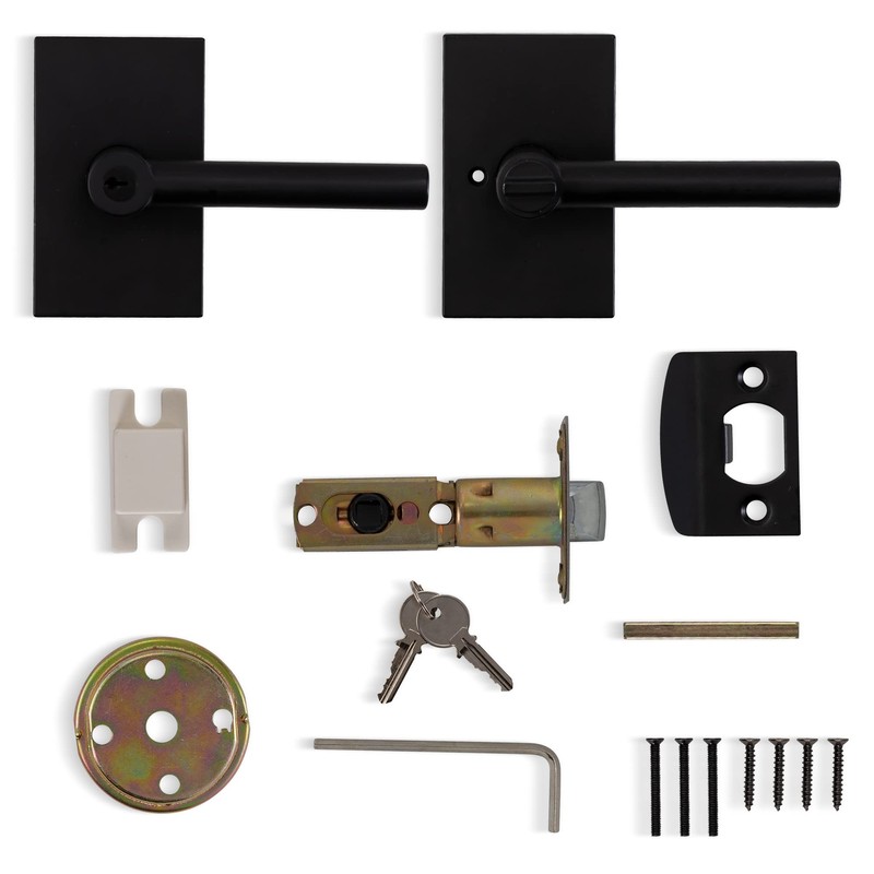 Berlin Modisch Entry Lever Door Handle Lock and Key Designer