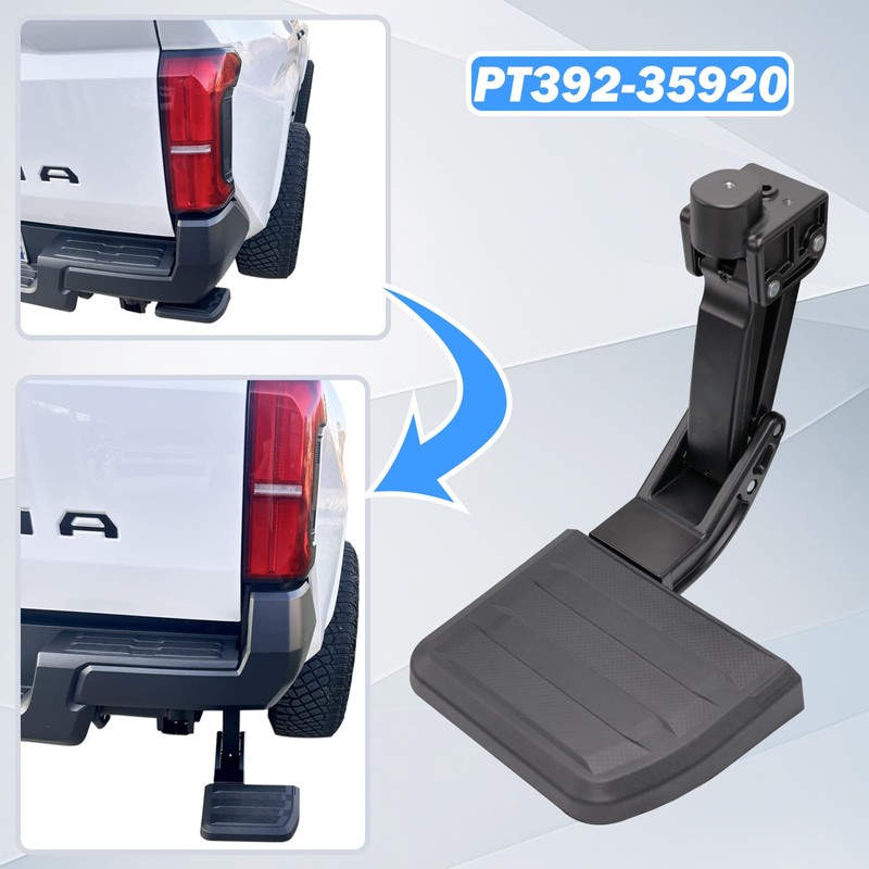 PUNMEYCOOL Rear Bed Step Tailgate Bedstep Fit for Toyota Tacoma