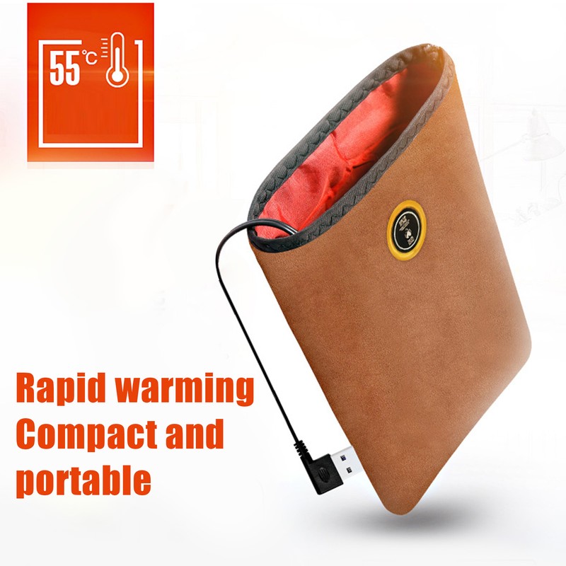 USB Heated Hand Warmer Hot Compress Prevent Freezing 3 Temperature