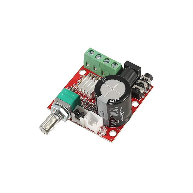 Hailege PAM8610 Mini Stereo Amp Audio Amplifier Board Digital Portable