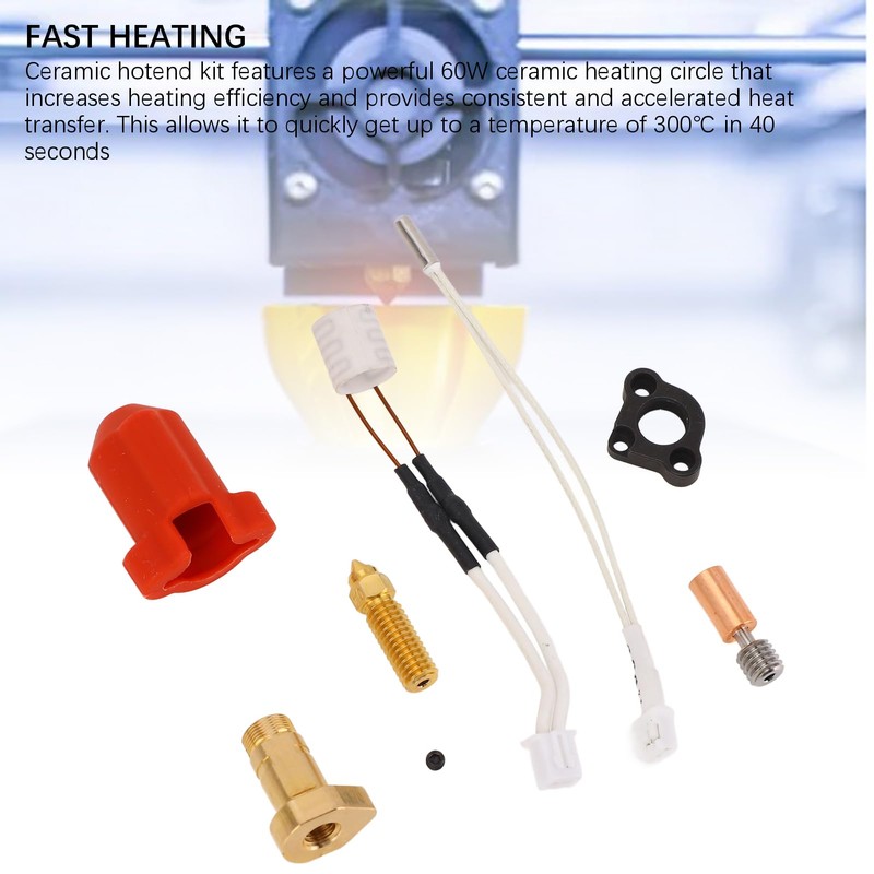 Ceramic Heating Block Hotend Kit for Ender-3 V3 KE Hotend