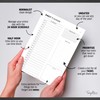 24-Hour Daily Planner Notepad – Undated Productivity Planner Desk Pad,