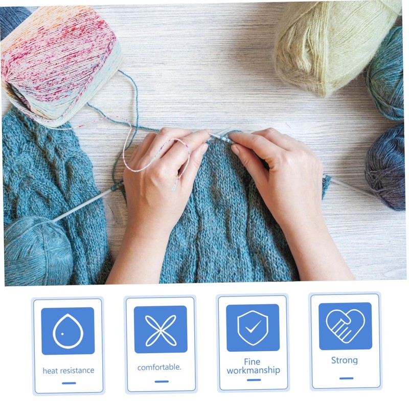 DOITOOL DIY Craft Yarn 133m Gradient Cotton Yarn for Crochet