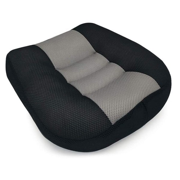 Car Driving seat Cushion, Car Seat Elevation Cushion, Dwarf Adult Booster seat Cushion for Short Drivers, Increase The Field Of View By 4.7in, Ideal for Trucks, Cars, Chairs, Wheelchairs (gray)