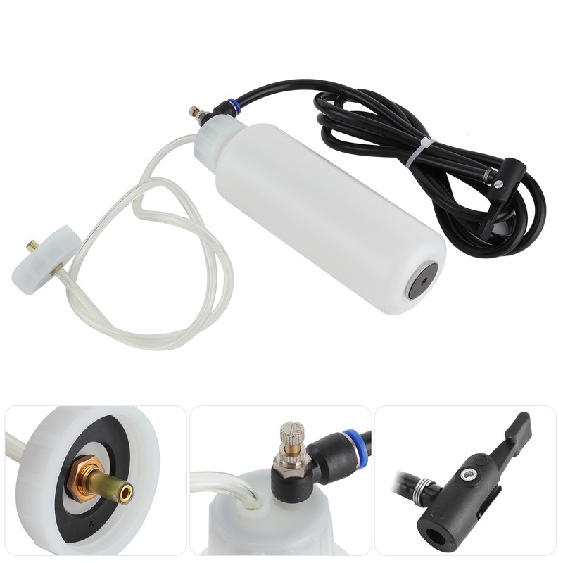 Car Brake Bleeding Clutch Fluid Bleeder Kit Vacuum Pump 500ml
