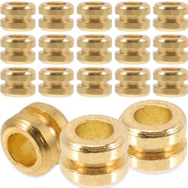 JOINPAYA 20pcs Metal Guitar String Beads: Guitar Replacement Parts Folk Acoustic Metal Beaded Tail Component Dedicated Practical 0.16in