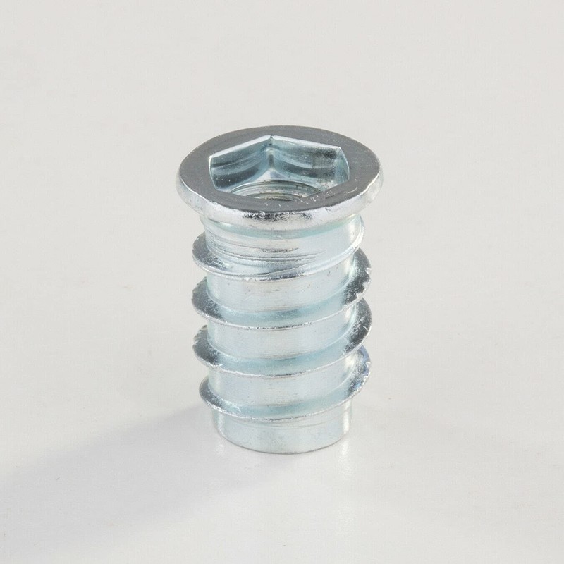 20x Screw Nuts Threaded Sockets Hexagon Socket Countersunk Head M8