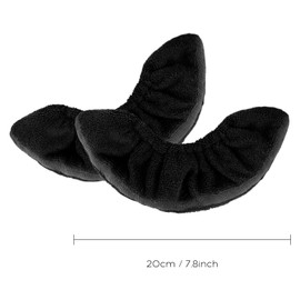 RUCUDIM Ice Skate Blade Covers Protector, Skate Guards, Figure and Hockey Skates, 1 Pair Skate Covers Soft Plush, Ice Skate Soakers, Ice Skating Accessories for Men Women Boys Girls