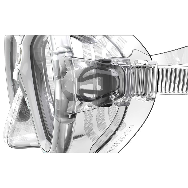 SEAC Unisex's ELBA Snorkeling Mask, S/KL White, None