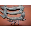 Southern Metal Set of 8, Mermaid Drawer Pulls Solid Cast