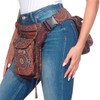 Kunst und Magie Mandala Pattern Double Waist Bag Festival Waist