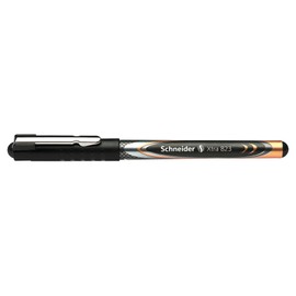 Schneider Schreibgeräte Xtra 823 Rollerball Pen Stainless Steel Conical Tip 0.3 Carbon Look Black