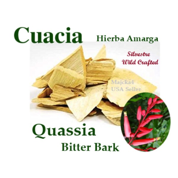 Cuacia Cuasia Cuassia 1/2 oz Hierba Amarga Quassia bark Bitter Herb