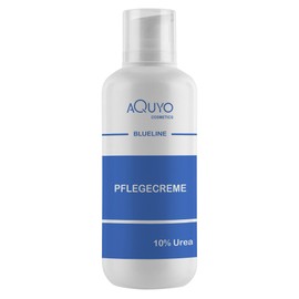 Blueline 10% Urea Cream for Very Dry Skin (500 ml Dispenser) Body Cream for Psoriasis or Neurodermatitis, Care Cream for Itching, Skin Care for Blemishes and Rash