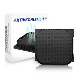 HAPPY FINDING Activated Carbon Filter for Liebherr Refrigerator, FreshAir Replacement Filter Suitable for 9096989 9882460 988246000 - Black