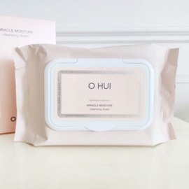 Ohui 오휘 미라클 모이스처 클렌징 시트 60매 Ohui Miracle Moisture Cleansing Wipes 60 Sheets