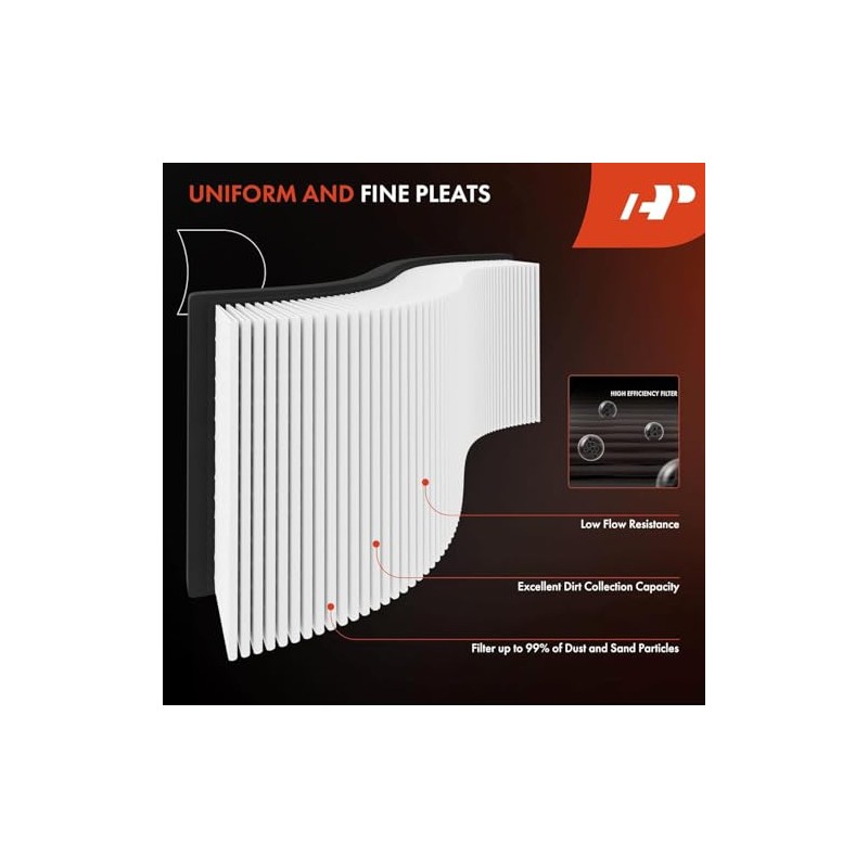 A-Premium - Filtro de aire para motor y cabina de