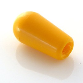 1 x Guitar toggle switch Tip Cap Knob in orange, screw on 3.5mm thread