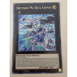 Drytron Mu Beta Fafnir - LIOV-EN043 - Lightning Overdrive - Secret Rare - 1st Edition