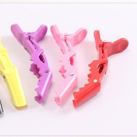Plastic Crocodile Hair Clips for Sectioning – Professional Salon Hair Clamps