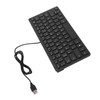 Keyboard 78 Key Mute Ultra Thin Wired Mini USB Interface