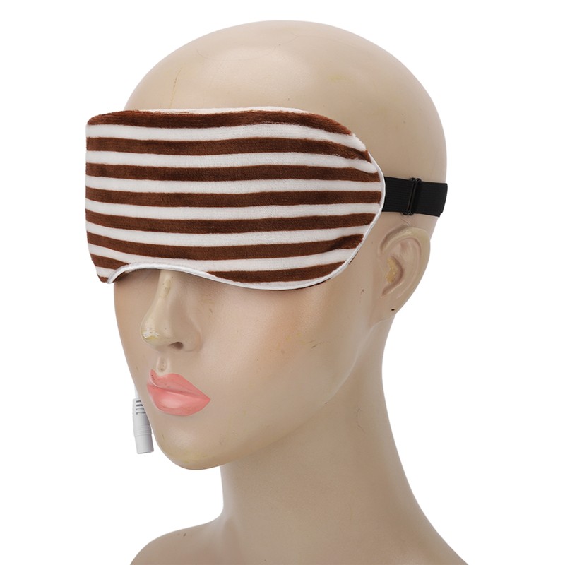 Heating Blindfold USB Hot Compress Adjustable Improve Sleep Nourish Eyes
