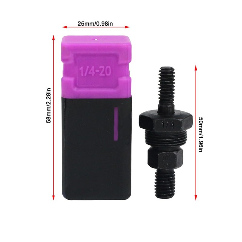 Replacement Mandrel for Rivet Gun, Manual Nut Rivet Gun Tips,