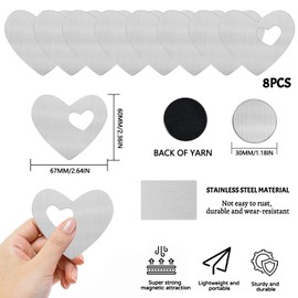 Pack of 8 Magnetic Tablecloth Weights for Outdoors, Tablecloth Weights Outdoor Extra Heavy, Stainless Steel Tablecloth Weights for Tablecloths, Curtain, Shower Curtain