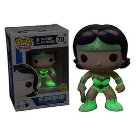 Funko - Figurine DC Heroes - White Lantern Wonder Woman Glow in the dark Exclu Pop 10cm - 0849803063801