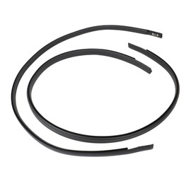 munirater 2Pcs Roof Trim Molding Kit Black Replacement for 2012-2015 Civic 74316-TR0-A12 74306-TR0-A12