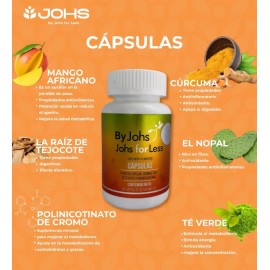Pastillas de Jengibre y Cúrcuma By Johs Sin Sabor Suplemento Nutricional
