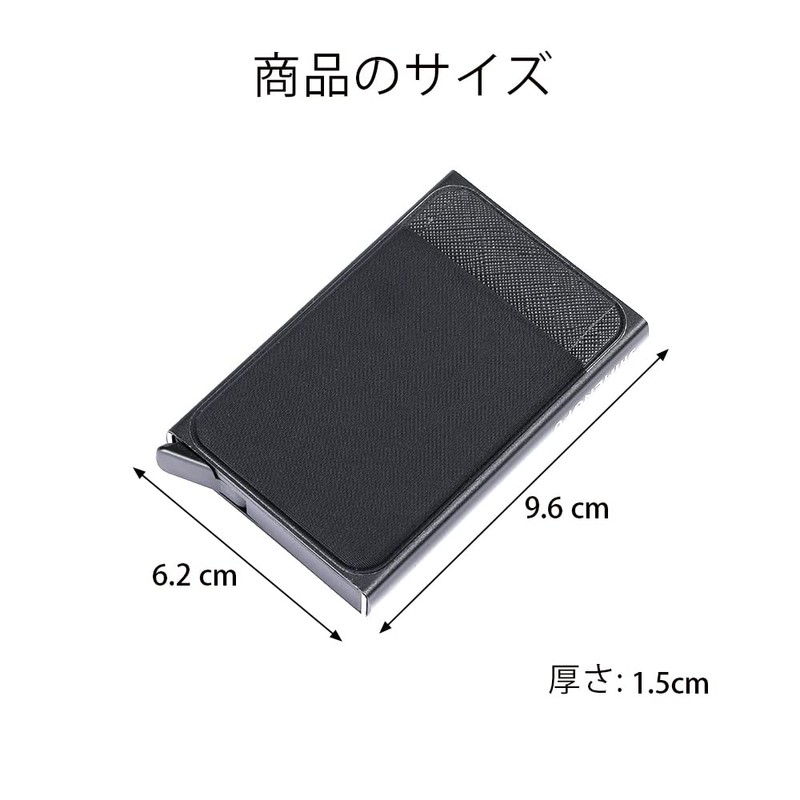 [SMF SHIMENGFU] Card Case, Thin, 10 Large Capacity Men's Credit
