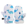 QKURT Kids Warm Gloves, Toddler Snow Mittens Fleece Lining Gloves