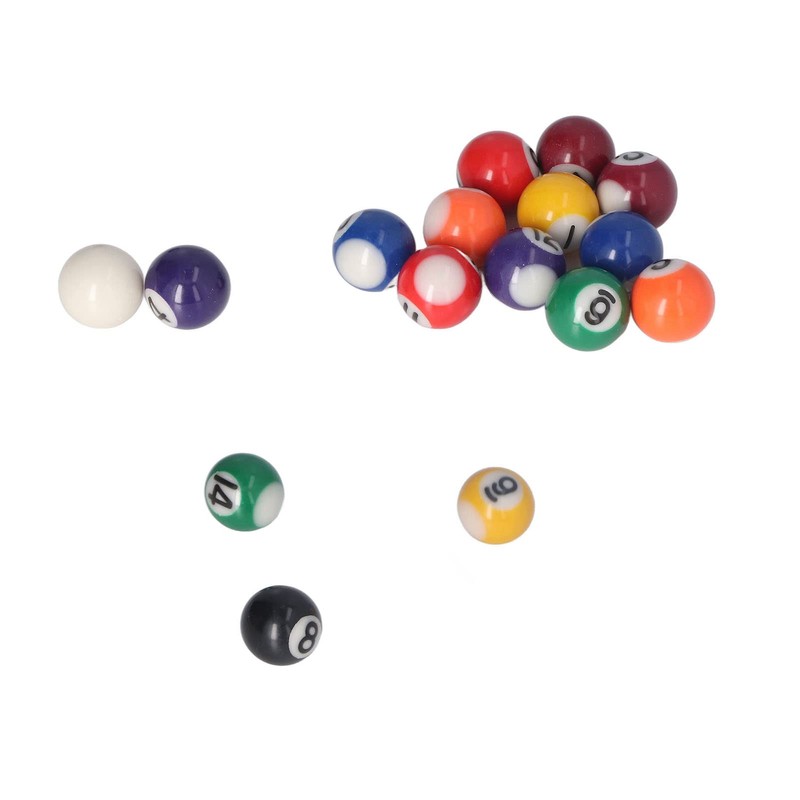 SPYMINNPOO Mini Pool Ball, 25 mm Mini Billiard Ball, Complete