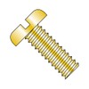 Small Parts 0608MSPY Steel Pan Head Machine Screw, Yellow Zinc