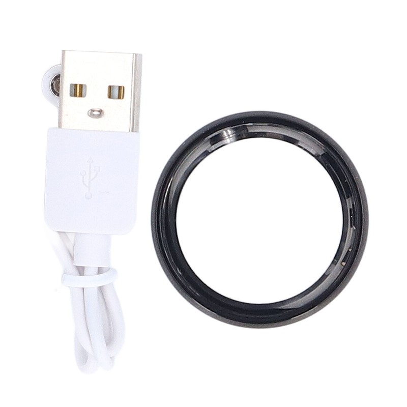 Smart Health Ring IP68 Waterproof Bluetooth Connection Rechargeable Pedometer Health
