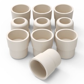 stonylab Rubber Stopper, 24# Natural Rubber Septum Stopper Fit for 24/40, 24/29 Outdoor Joint Laboratory Glassware, Sleeve Type, Set of 10