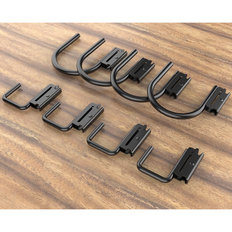 8 PCS Heavy Duty E Track J Hooks,Semi-Trucks Trailer Hang